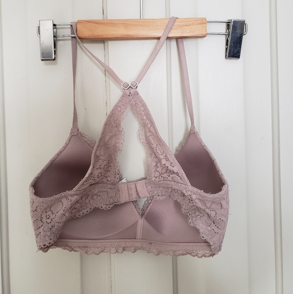 🖤 Aerie neutral dusty purple taupe wireless bra - Picture 2 of 3